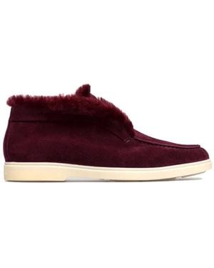 Santoni Ankle Boots - Red