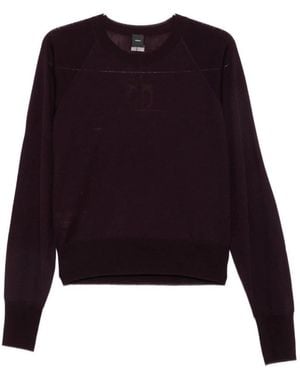 Pinko Round-Neck Knitwear - Morado