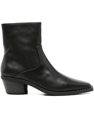 Ash Cowboy Boots - Noir