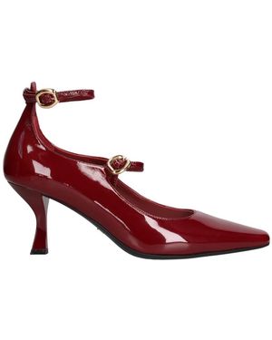 Marc Ellis Schoenen ,Rood ,Leer Pumps