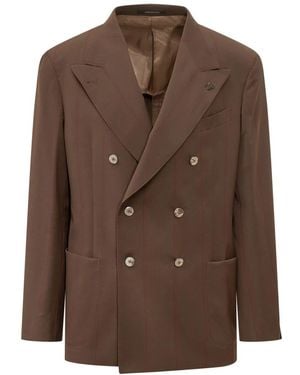 Gabriele Pasini Blazers - Brown
