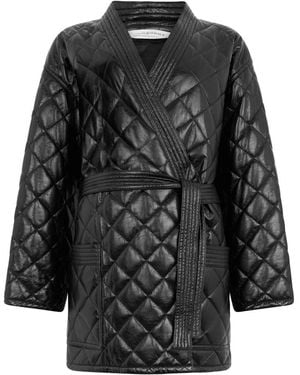 Philosophy Di Lorenzo Serafini Leather Jackets - Black