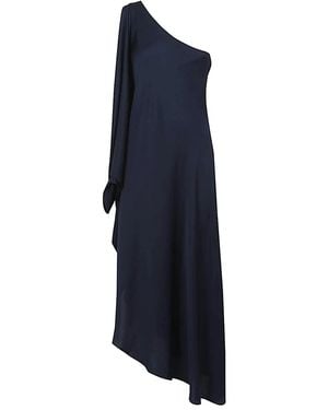 Silk95five Midi Dresses - Blue