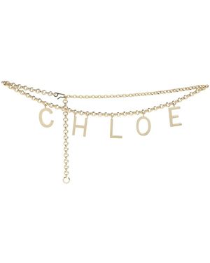 Chloé Belts - Metallic