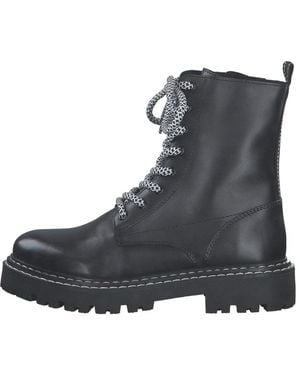 Marco Tozzi Lace-Up Boots - Black