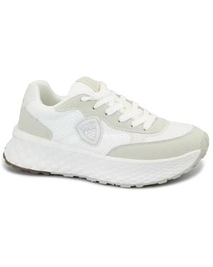 Blauer Trainers - White