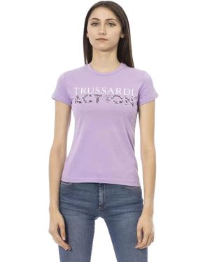 Trussardi T-Shirts - Morado