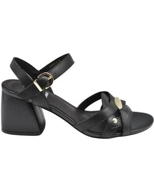 Jeannot High Heel Sandalen - Schwarz