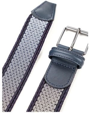 Anderson's Dehnbarer ledergürtel mit pin-schnalle - Blau