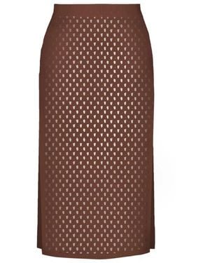 MC2 Saint Barth Midi Skirts - Brown
