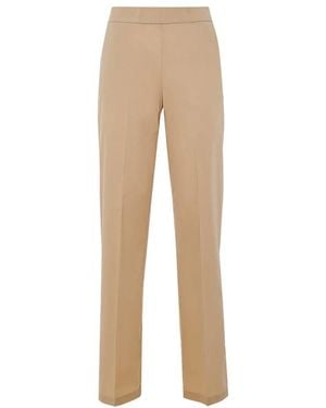 Manila Grace Straight Trousers - Natural
