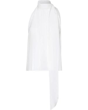 Max Mara Mouwloze Top - Wit