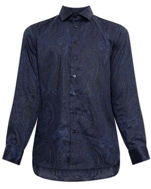 Etro Formal Shirts - Azul