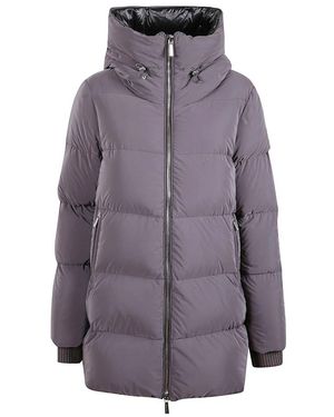 Moorer Jassen ,Bruin ,Polyester Down Jacket - Paars