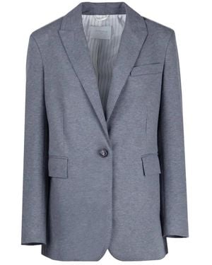 Circolo 1901 Jassen ,Grijs ,Katoen Blazer - Blauw