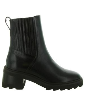 Bobbies Schoenen ,Bruin ,Lison Chelsea Boots - Zwart