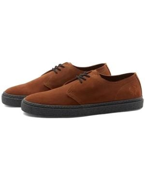 Fred Perry Laced Shoes - Brown