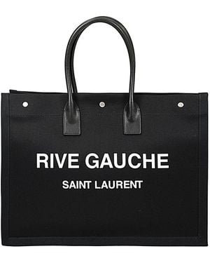 Saint Laurent Tote Bags - Black
