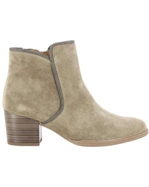 Gabor Schoenen ,Suède 8041.01 Enkellaars - Naturel
