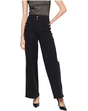 Silvian Heach Wide Jeans - Nero