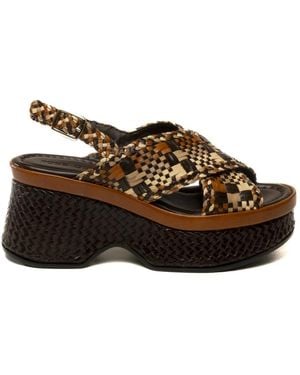 Pons Quintana High Heel Sandals - Marron