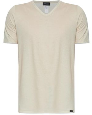 Hanro Tops ,Katoen Lingerie T-Shirt - Naturel