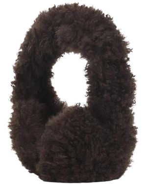 Yves Salomon Cashmere Lammfell-Ohrenwärmer - Schwarz