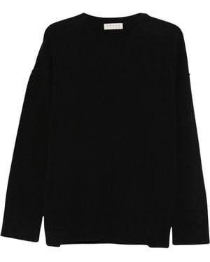 Paura Round-Neck Knitwear - Black