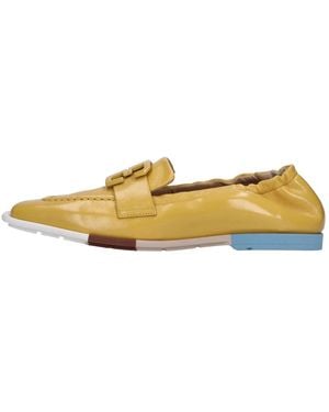 Fabi Leather Loafers - Gelb