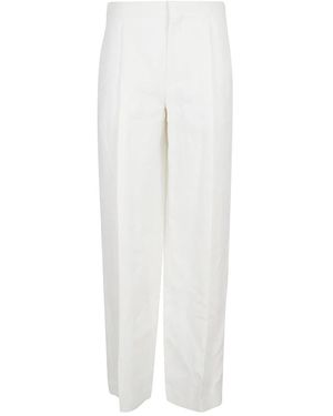 Chloé Straight Trousers - White