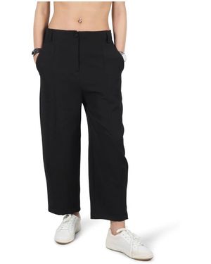 ALESSIA SANTI Straight Trousers - Nero