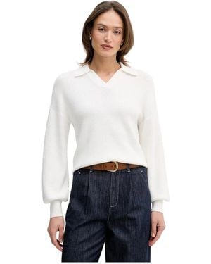MARC AUREL V-Neck Knitwear - Blanc