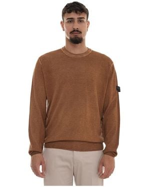 Peuterey Round-Neck Knitwear - Marrone