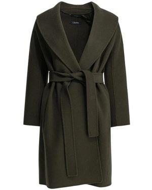 Max Mara Belted Coats - Negro