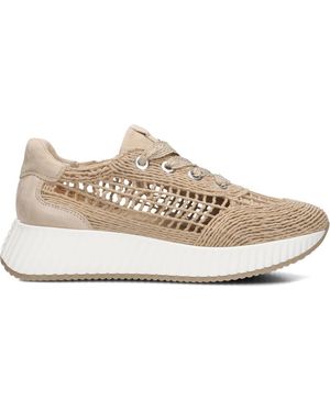 Softwaves Taupe Low Top Sneakers Für Frauen - Natur