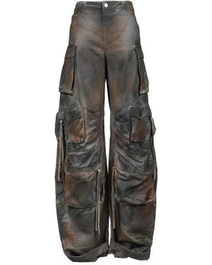 The Attico Wide Trousers - Grijs