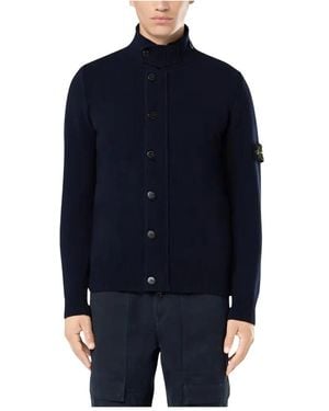 Stone Island Cardigans - Blue