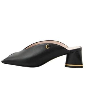 Coccinelle Heeled Mules - Black