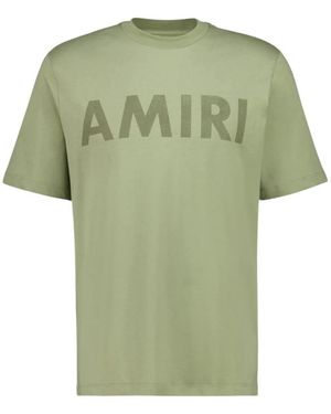 Amiri Logo Stencil T-Shirt - Grün