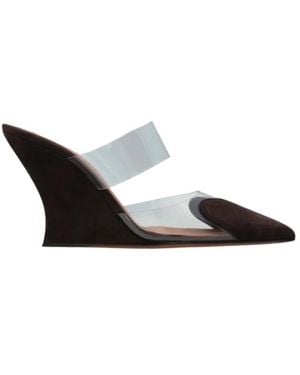 Alaïa Heeled Mules - Negro