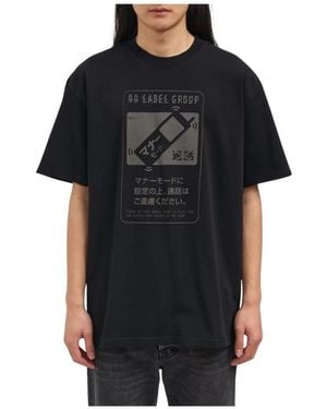44 Label Group Graphic Print T-Shirt - Zwart