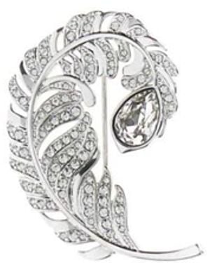 Swarovski Idyllia Brosche - Weiß