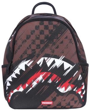 Sprayground Smeared Grunge Savage Rucksack - Braun