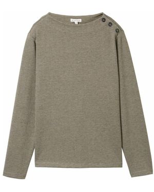 Tom Tailor Klassieke Sweatshirt - Grijs