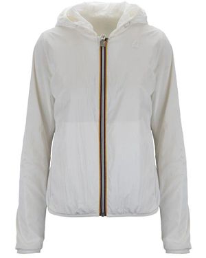 K-Way Damen Reißverschluss Jacke - Grau