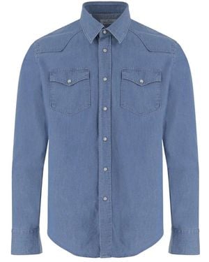 Alessandro Gherardi Denim Shirts - Blue