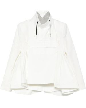 Sacai Jassen ,Wit ,Lange Mouwen