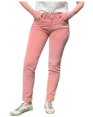 Islow Slim-Fit Trousers - Rosa