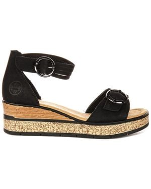 Rieker Wedges - Black