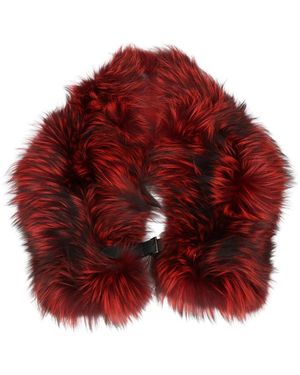 Alberta Ferretti Winter Scarves - Red